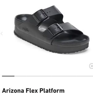 Black Papillio Arizona Flex Platform Sandals euro 38/7